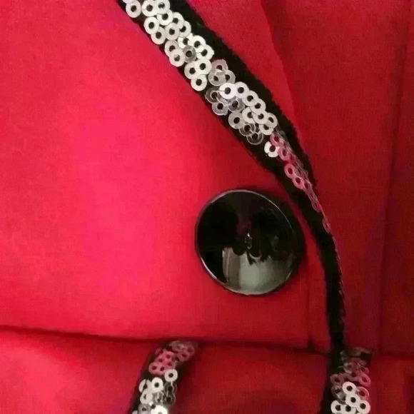 Sequined Red Dress Size Large - Picture 5 of 16